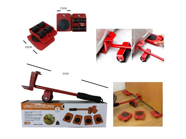 &u+ KIT X5 ELEVADOR DE MUEBLES ALTA RESISTENCIA MH-150